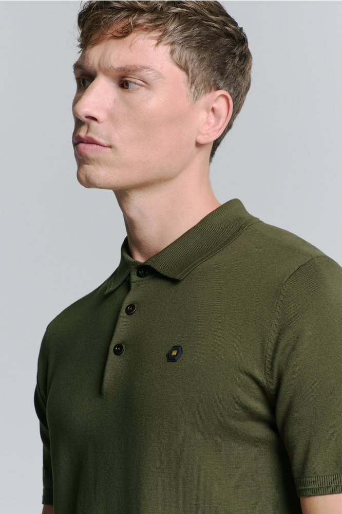 POLOSHIRT MET KORTE MOUWEN 27210351 186 DARK MOSS